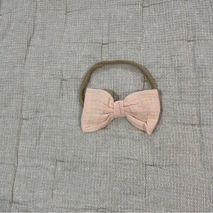 Pink Bow Kids Headband